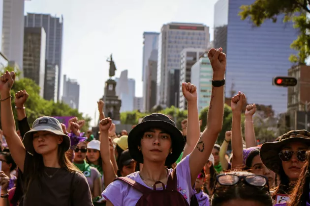 Feministische Demo