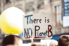 Plakat "There is no planet B"