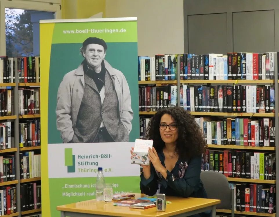 Lesung Safiye Can in der Stadtbibliothek Sonneberg