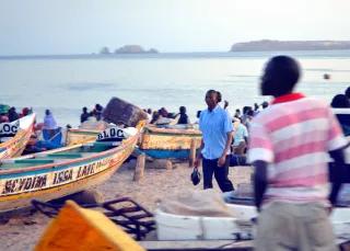Fishermen in Dakar, Senegal